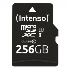 Intenso microSD 256GB UHS-I Perf CL10| Performance Klass 10