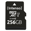 Intenso microSD 256GB UHS-I Perf CL10| Performance Klass 10