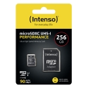 Intenso microSD 256GB UHS-I Perf CL10| Performance Klasės 10 Intenso microSD 256GB UHS-I Perf CL10| Performance Klasės 10
