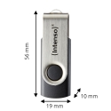 Intenso USB 256GB OFFICE LINE 3.2 Gen1 Silver-Black USB флеш накопитель USB тип-A 3.2 Gen 1 (3.1 Gen Intenso USB 256GB OFFICE LINE 3.2 Gen1 Silver-Black USB флеш накопитель USB тип-A 3.2 Gen 1 (3.1 Gen