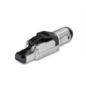 Lindy 62411 juhtmepistmik RJ45 Must, Hõbe Lindy 62411 juhtmepistmik RJ45 Must, Hõbe
