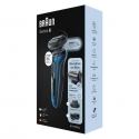Braun Series 6 61-B1500s Skustuvas Apkarpymo mašinėlė Mėlyna