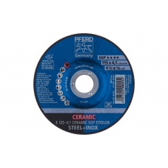 PFERD E 125-4,1 CERAMIC SGP STEELOX rotācijas instrumentu slīpēšanas piederums Metāls