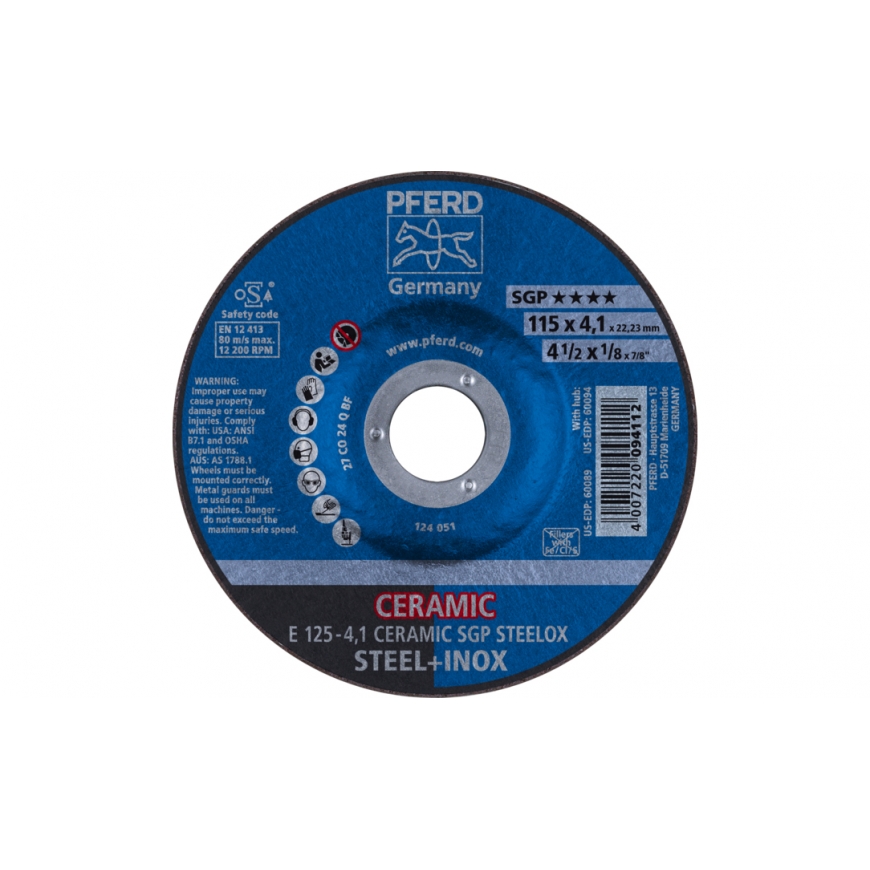 PFERD E 125-4,1 CERAMIC SGP