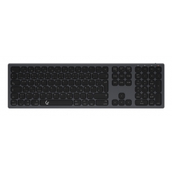KeySonic KSK-8023BTRF (DE) клавиатура Универсальная Bluetooth QWERTZ Немецкий Антрацит, Черный