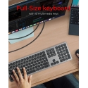 KeySonic KSK-8023BTRF (DE) keyboard Universal Bluetooth QWERTZ German Anthracite, Black KeySonic KSK-8023BTRF (DE) keyboard Universal Bluetooth QWERTZ German Anthracite, Black