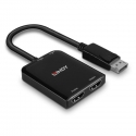 Lindy 38433 vaizdo kabelio adapteris DisplayPort 2 x HDMI Lindy 38433 vaizdo kabelio adapteris DisplayPort 2 x HDMI