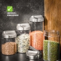 GEFU KIPPO Round Jar 1 L Stainless steel, Transparent 1 pc(s) GEFU KIPPO Round Jar 1 L Stainless steel, Transparent 1 pc(s)