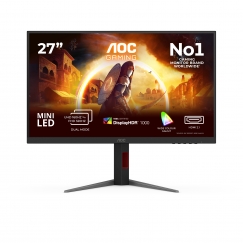AOC G4 U27G4XM tietokoneen litteä näyttö 68,6 cm (27") 3840 x 2160 pikseliä 4K Ultra HD LED Musta, P