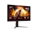 AOC G4 U27G4XM tietokoneen litteä näyttö 68,6 cm (27") 3840 x 2160 pikseliä 4K Ultra HD LED Musta, P AOC G4 U27G4XM tietokoneen litteä näyttö 68,6 cm (27") 3840 x 2160 pikseliä 4K Ultra HD LED Musta, P