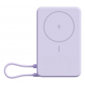 Xiaomi BHR08PAGL nešiojamasis įkroviklis Ličio-jonų (Li-Ion) 5900 mAh Belaidis įkrovimas Violetinė Xiaomi BHR08PAGL nešiojamasis įkroviklis Ličio-jonų (Li-Ion) 5900 mAh Belaidis įkrovimas Violetinė