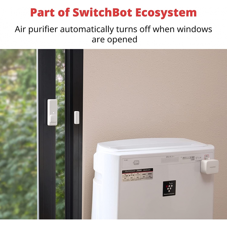 SwitchBot W1201500 durų / langų jutiklis Bevielis Durims / langui Balta – 4