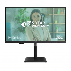 AOC Q27P4U монитор для ПК 68,6 cm (27") 2560 x 1440 пикселей Wide Quad HD Черный