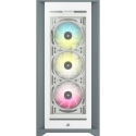 Corsair iCUE 5000X RGB Midi Tower Valge