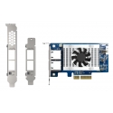 QNAP QXG-10G2T-X710 tīkla karte Iekšējs Ethernet 1000 Mbit/s