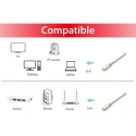 Equip 605608 võrgukaabel Hall 15 m Cat6a S/FTP (S-STP) Equip 605608 võrgukaabel Hall 15 m Cat6a S/FTP (S-STP)