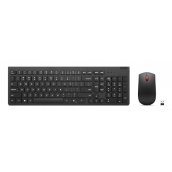 Lenovo 4X31R64467 näppäimistö Sisältää hiiren Universaali Langaton RF Saksa Musta