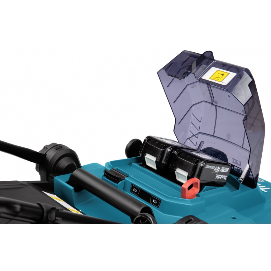 Makita DLM382CM2 zāles pļāvējs Stumjams zāles pļāvējs Baterija Melns, Zils – 5