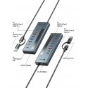 ICY BOX IB-HUB1743-CPD USB 3.2 Gen 2 (3.1 Gen 2) Type-A + Type-C 10000 Mbit/s Sininen ICY BOX IB-HUB1743-CPD USB 3.2 Gen 2 (3.1 Gen 2) Type-A + Type-C 10000 Mbit/s Sininen