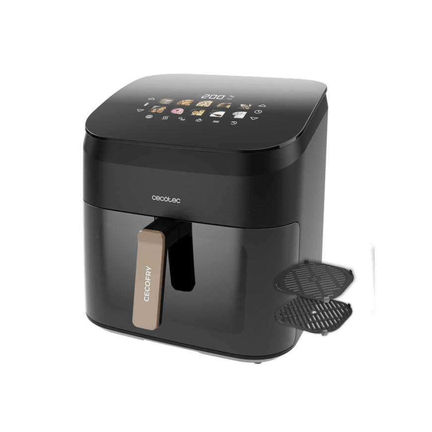 Cecotec Cecofry&Grill Smokin' 8500 Viens 8,5 L 2200 W Karstā gaisa fritētājs Melns, Brūns – 2