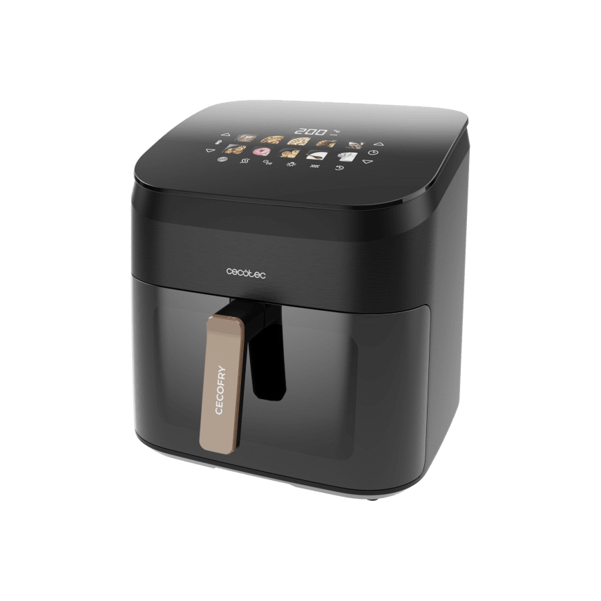 Cecotec Cecofry&Grill Smokin' 8500 Vienas 8,5 L 2200 W Karšto oro gruzdintuvė Juoda, Ruda – 3