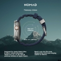 Nomad Rocky Point Band Ремешок Естественная Кожа, Титановый Nomad Rocky Point Band Ремешок Естественная Кожа, Титановый