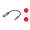 Equip 133492 videokaabliadapter 0,15 m USB tüüp-C HDMI Must, Hall