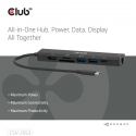CLUB3D CSV-2553 хаб-разветвитель USB Type-C 5000 Мбит/с Черный CLUB3D CSV-2553 хаб-разветвитель USB Type-C 5000 Мбит/с Черный