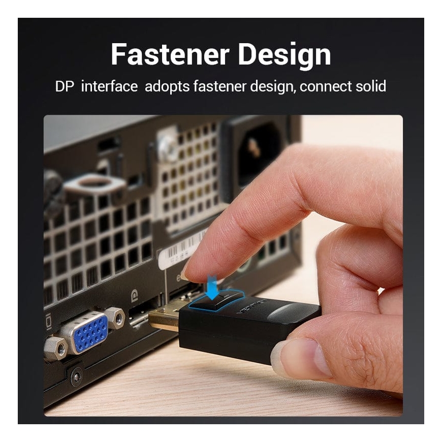 Vention HBLBH videokaabliadapter 2 m DisplayPort VGA (D-Sub) Must – 3
