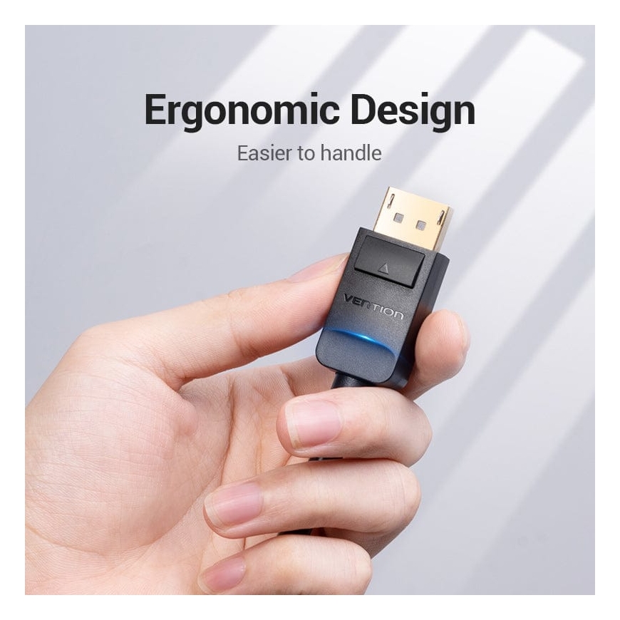 Vention HBLBH видео кабель адаптер 2 m DisplayPort VGA (D-Sub) Черный – 4