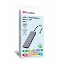 Verbatim CMH-13 USB Veids-C 10000 Mbit/s Sudrabs Verbatim CMH-13 USB Veids-C 10000 Mbit/s Sudrabs