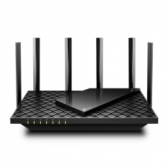 TP-Link Archer AX72 juhtmevaba ruuter Gigabit Ethernet Kaks sagedusala (2,4 GHz / 5 GHz) Must