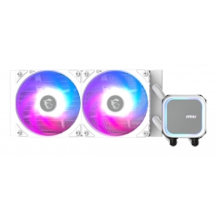MSI MAG Coreliquid A13 240 WHITE Emaplaat, Protsessor Kõik-ühes vedelikujahuti 12 cm Valge 1 tk