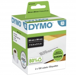 DYMO LW - Standard Address Labels - 28 x 89 mm - S0722370 Белый Самоклеящаяся принтерная этикетка
