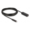 DeLOCK 80028 USB kabelis USB 3.2 Gen 2 (3.1 Gen 2) 5 m USB C Juoda DeLOCK 80028 USB kabelis USB 3.2 Gen 2 (3.1 Gen 2) 5 m USB C Juoda