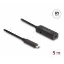 DeLOCK 80028 USB kabelis USB 3.2 Gen 2 (3.1 Gen 2) 5 m USB C Melns