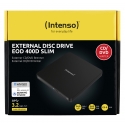 Intenso EOD 400D Slim optinių diskų įrenginys „DVD Super Multi DL“ Juoda