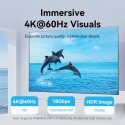 Vention AACBN HDMI kabelis 15 m HDMI A tipo (standartinis) Juoda