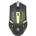 Defender FLASH MB-600L pele Speļu Abām rokām USB Type-A Optisks 1200 DPI