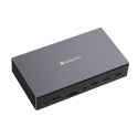 Verbatim CDS-17 Vielinis USB 3.2 Gen 1 (3.1 Gen 1) Type-C Juoda, Pilka