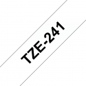 Brother TZE-241 etikettien kirjoitusnauha Musta valkoisella
