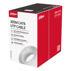 Dahua Technology PFM920I-6UN-C-V2 tinklo kabelis Balta 305 m Cat6 U/UTP (UTP)