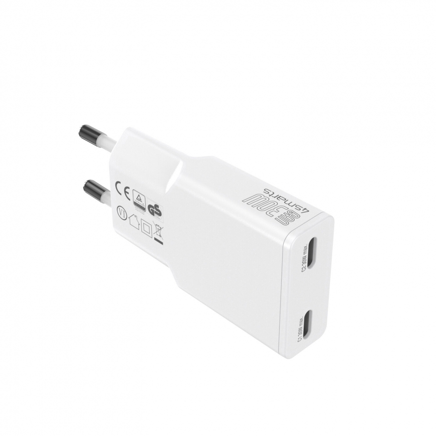 4smarts 541743 mobile device charger Universal White AC Fast charging Indoor – 5