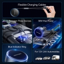 Vention FFOB0 mobile device charger Universal Black, Blue Cigar lighter Auto