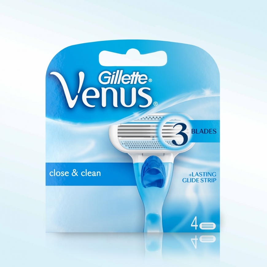 Gillette Venus Classic skutimosi peiliukas 4 vnt Moteriškas