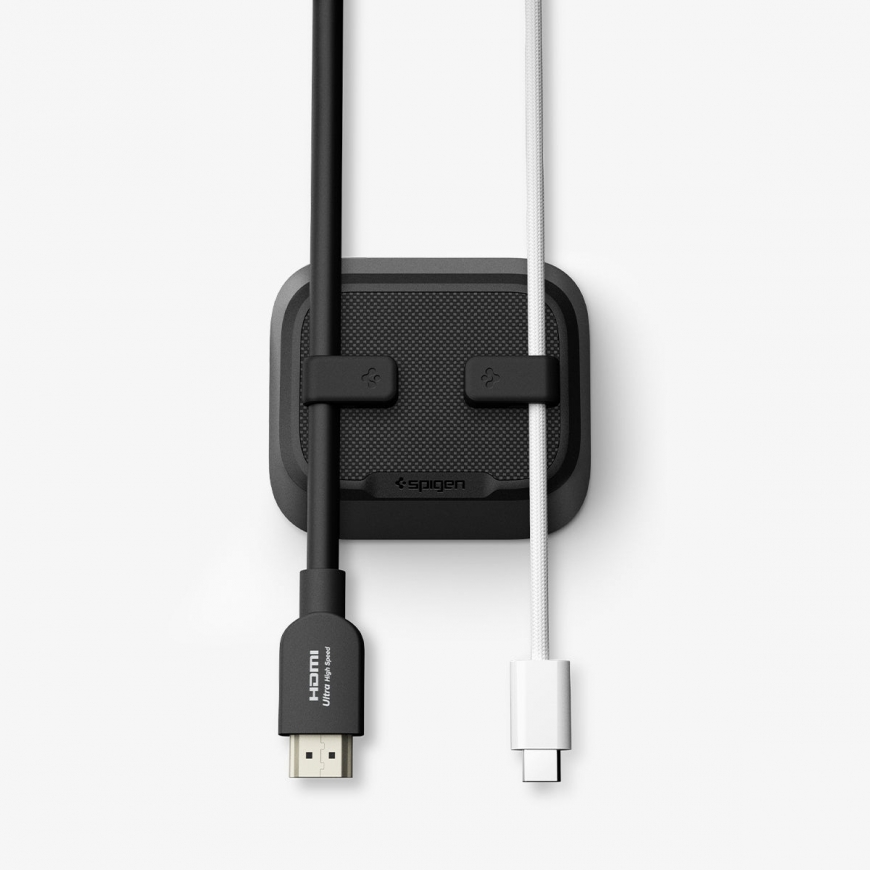 Spigen LD103 Galds Kabeļa turētājs Melns