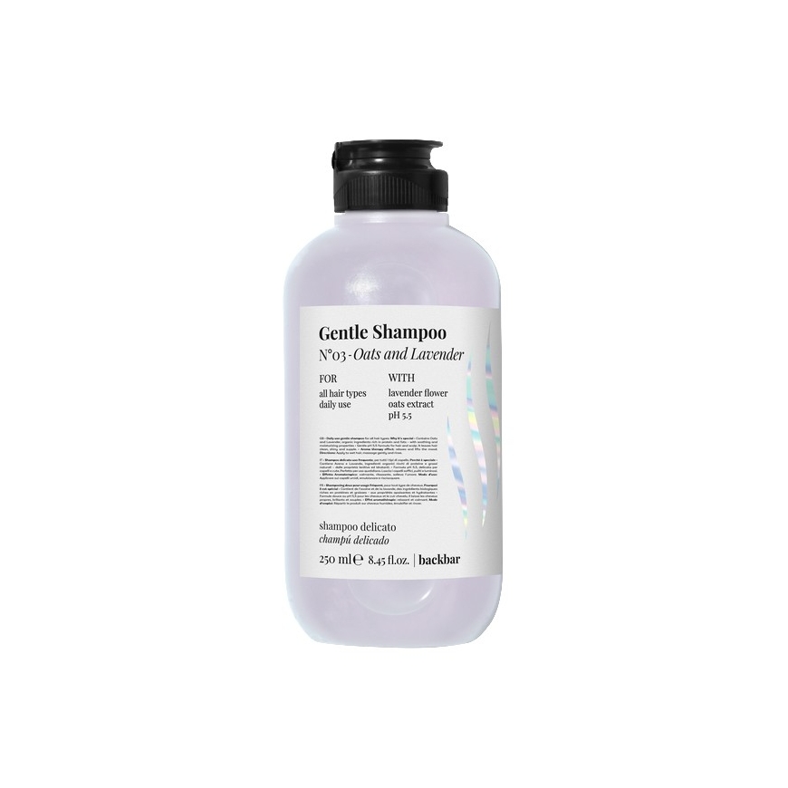 FarmaVita Back.Bar N°03 Oats & Lavender Gentle Shampoo, 250ml