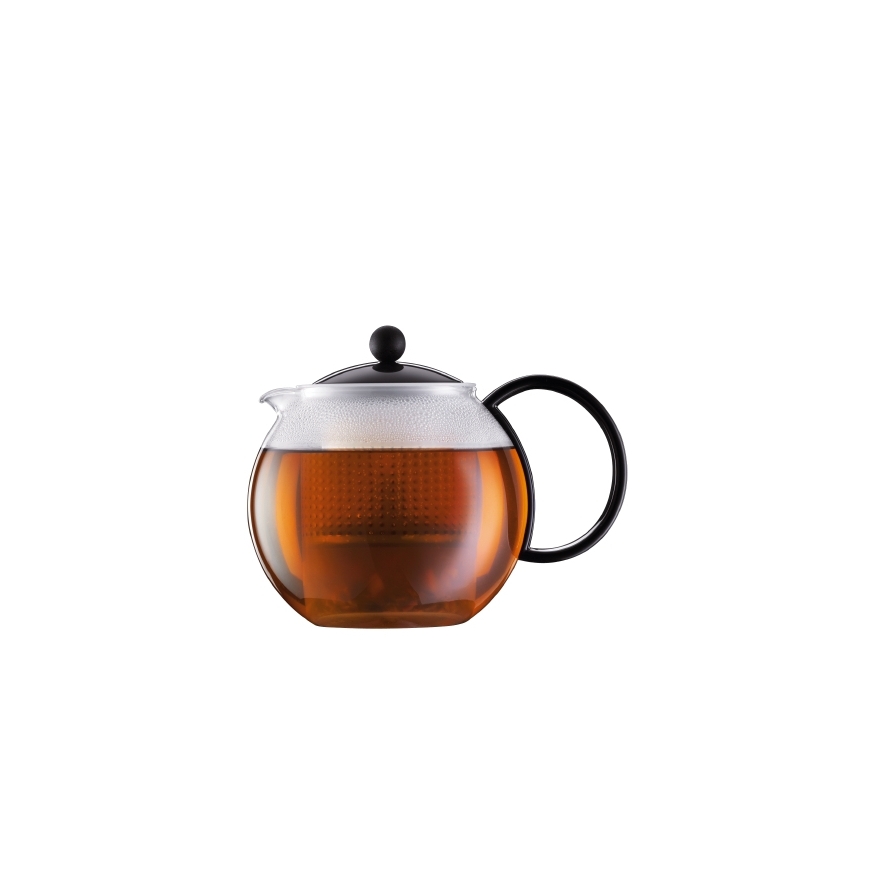 Bodum Assam 1000 ml Melns, Caurspīdīgs