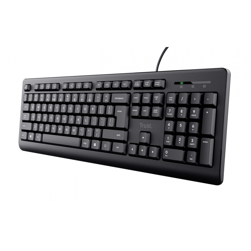 Trust Primo klaviatuur Kontor USB QWERTZ Ungari Must
