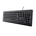Trust Primo tastatūra Birojs USB QWERTZ Ungāru Melns Trust Primo tastatūra Birojs USB QWERTZ Ungāru Melns
